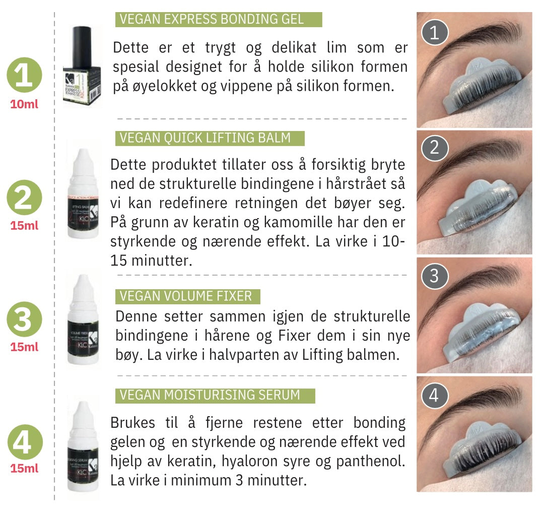 Mini kit vegan lashlift