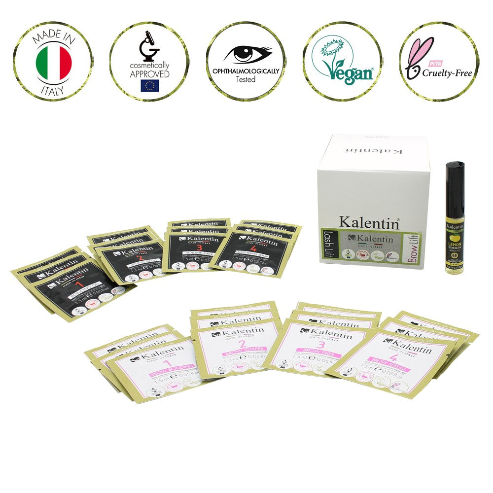 Vegan lashlift og Brow lamination sachet sett